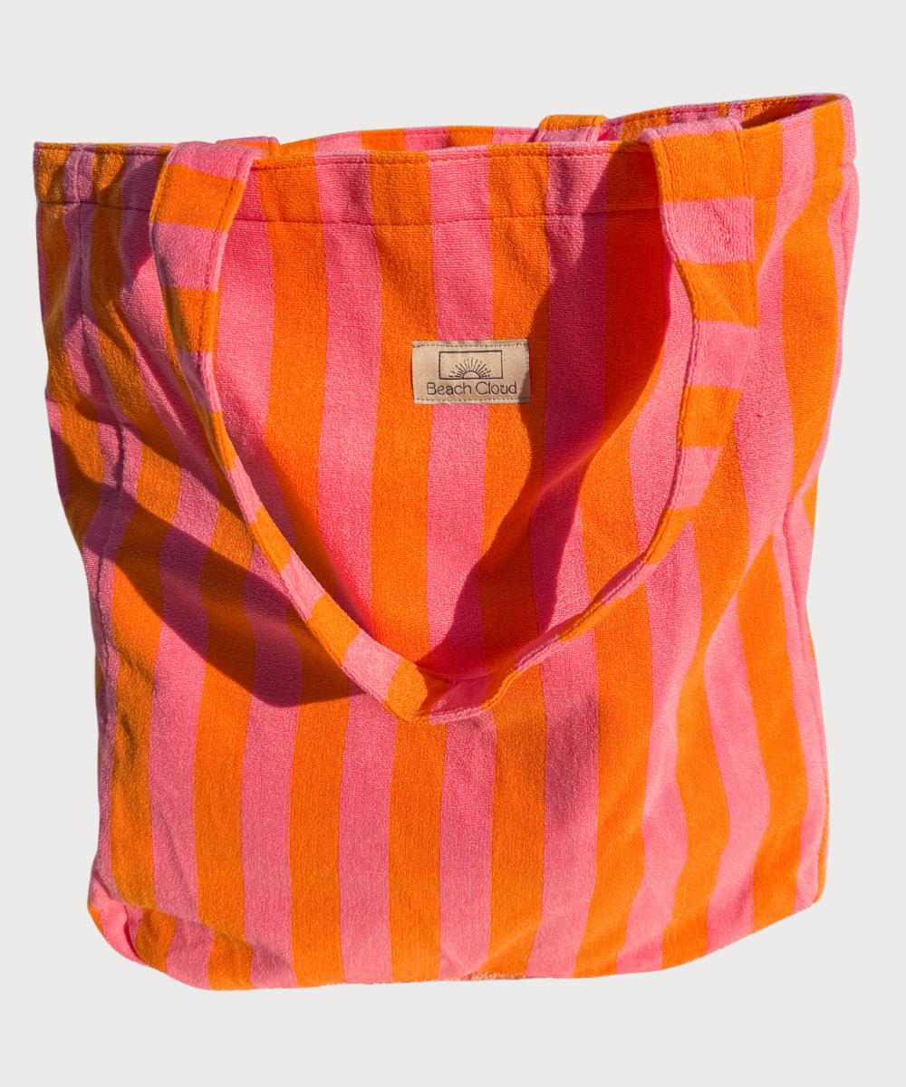Beach Bag Orange Pink