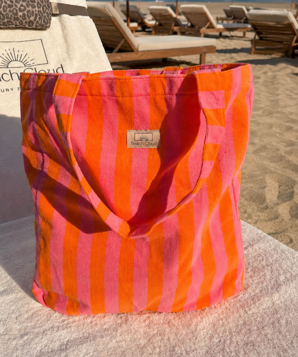 Beach Bag Orange Pink